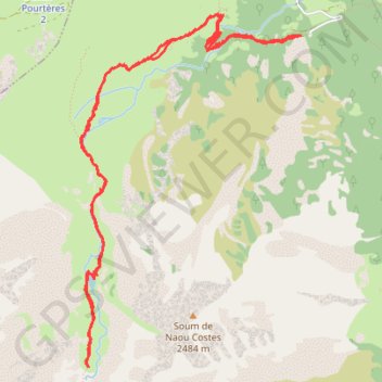 LAC DE LAGÜES GPS track, route, trail