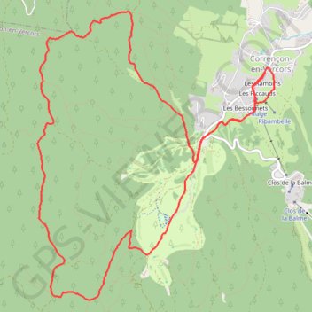 Course pédestre nature "La fleur du Roy" GPS track, route, trail