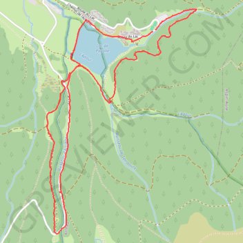 Hautes Pyrénées autour du lac de Payolle GPS track, route, trail