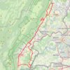 Vélo le long du Jura - Gex - Collonges GPS track, route, trail