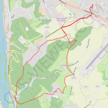 Rando Franqueville GPS track, route, trail