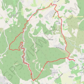 Luberon - Gorges de véroncle GPS track, route, trail