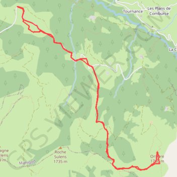 Pointe d'Orcière GPS track, route, trail