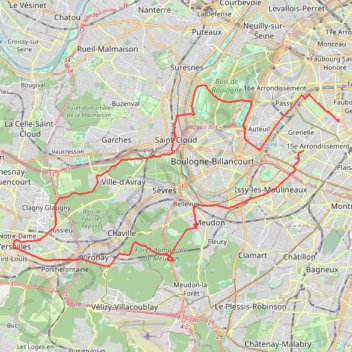 Paris Cyclisme GPS track, route, trail