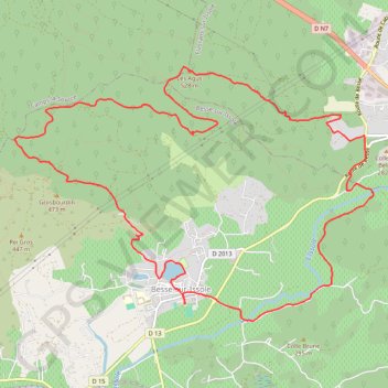 Besse sur Issole GPS track, route, trail