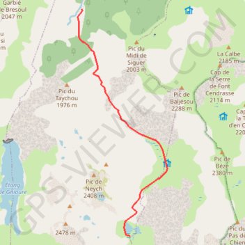 Ariège jour 1 GPS track, route, trail