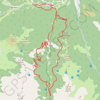 Vallée d'Orle : voie Decauville GPS track, route, trail