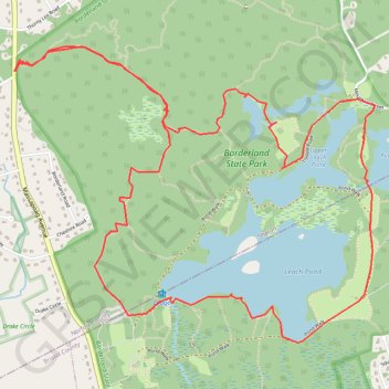 Borderland Park Loop GPS track, route, trail