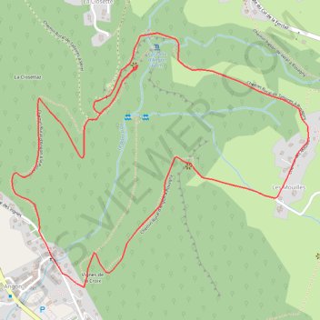 Cascade d'Angon GPS track, route, trail
