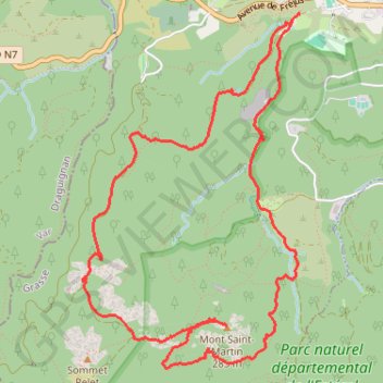 Vallon de Maupas, Maure Vieil, Mont Saint-Martin, piste des Œufs de Bouc GPS track, route, trail