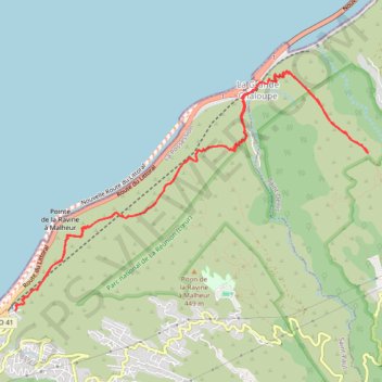 Ile Réunion-Le Chemin des Anglais GPS track, route, trail