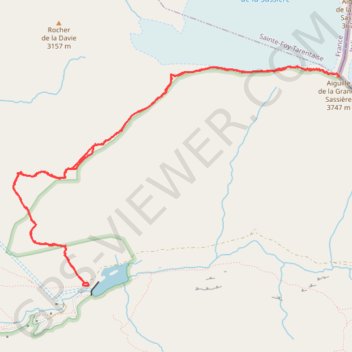 Aiguille de la Grande Sassière GPS track, route, trail