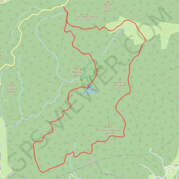 Boucle du Bel Vespré - Lacaune GPS track, route, trail