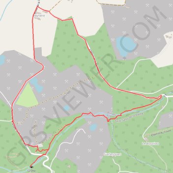 Le chaos de la Rouquette GPS track, route, trail