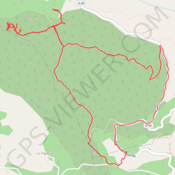 Le Figuereit - Château de la Sigue GPS track, route, trail