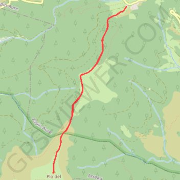 Randonnée Plo del Naou GPS track, route, trail