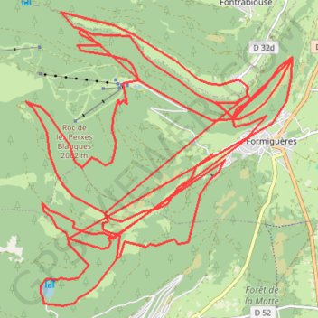 Balades autour de Formiguères GPS track, route, trail