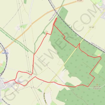 Les Croisettes - Caffiers GPS track, route, trail