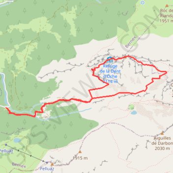 Traversée de la Dent d'Oche - Chablais GPS track, route, trail