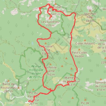 Estérel-Les Suvières GPS track, route, trail