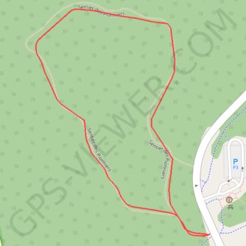Sentier des Pionniers GPS track, route, trail