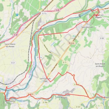 Royans2020 GPS track, route, trail