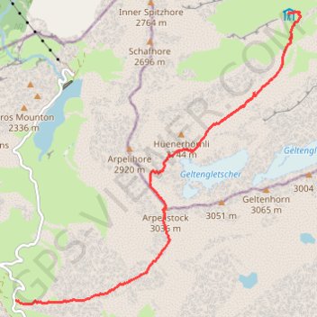 Tour du Wildhorn J4 GPS track, route, trail