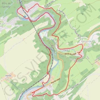 Marche ROBIN - Belgique - 6941 Bomal-sur-Ourthe GPS track, route, trail