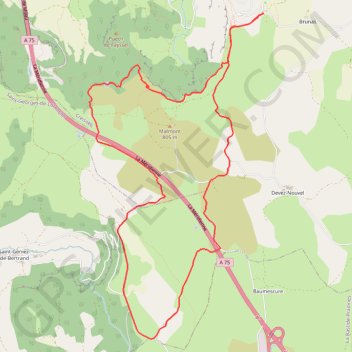 Cap de Coste GPS track, route, trail