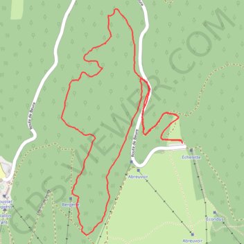 Pra Pourri, Le Grand Serre (Drôme) GPS track, route, trail
