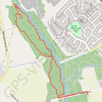 Guelph Walking GPS track, route, trail