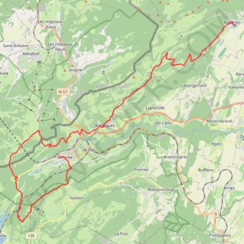 Les 3 sommets GPS track, route, trail