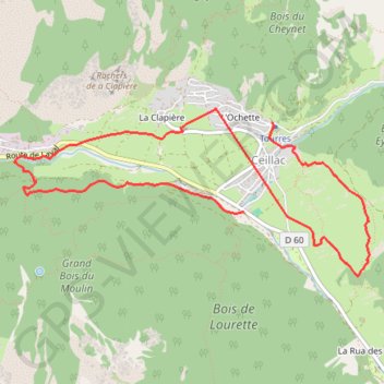 Le Clos des Oiseaux GPS track, route, trail