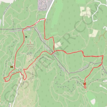 Le site Troglodytique du Barry GPS track, route, trail