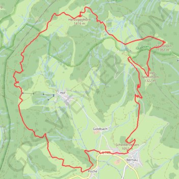 Bernau Tour GPS track, route, trail