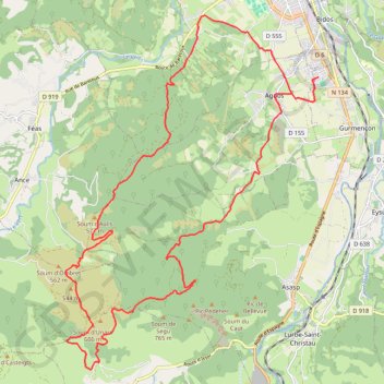Bugangue Urdach Etche 31km 720m GPS track, route, trail