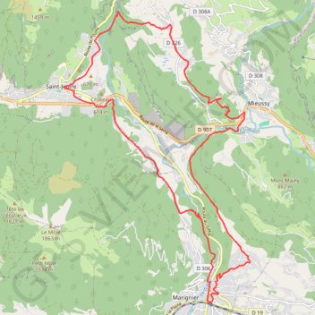 Vallée du Giffre GPS track, route, trail