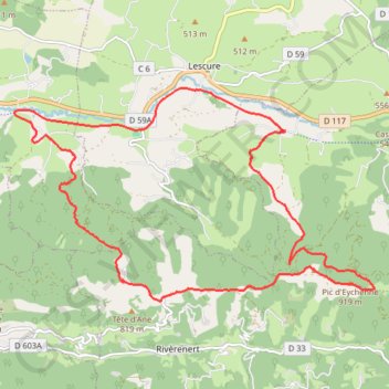 Chemin de croix montagnard GPS track, route, trail