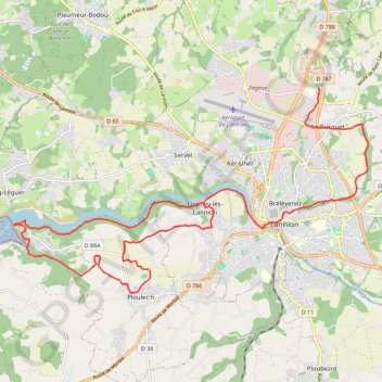 Le_yaudet_ GPS track, route, trail