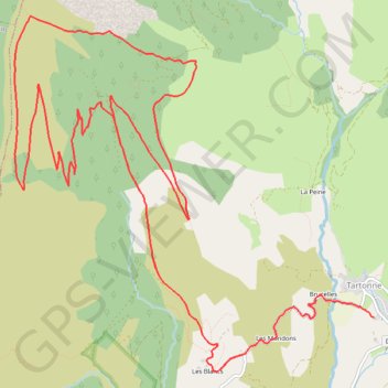 Le Pas de la Faye GPS track, route, trail