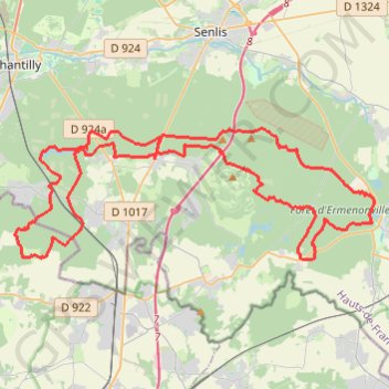Rando des Fougères GPS track, route, trail