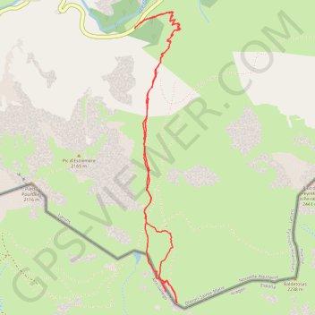 Vallon de Peyrelue - Un aller-retour GPS track, route, trail