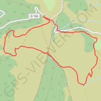 Le colporteur des jasseries - Col des Supeyres - Valcivières GPS track, route, trail