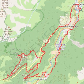 Aussois - Le Petit Bonheur GPS track, route, trail