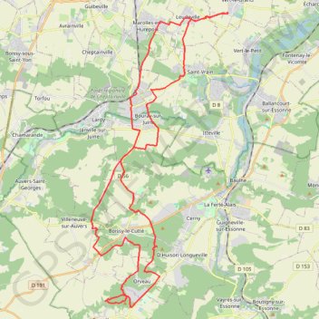 ORVAUD-13 07:23:13 PM GPS track, route, trail
