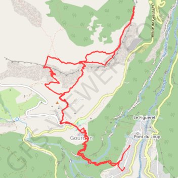 Pont du Loup Cavilore GPS track, route, trail