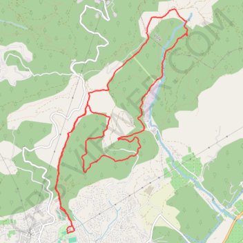 Collines GIONO GPS track, route, trail
