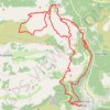 Carte plateau de calern GPS track, route, trail