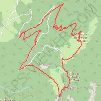 Montagne de la Foge - Petit Montoir GPS track, route, trail