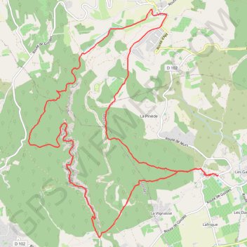 Gorges de Véroncle GPS track, route, trail